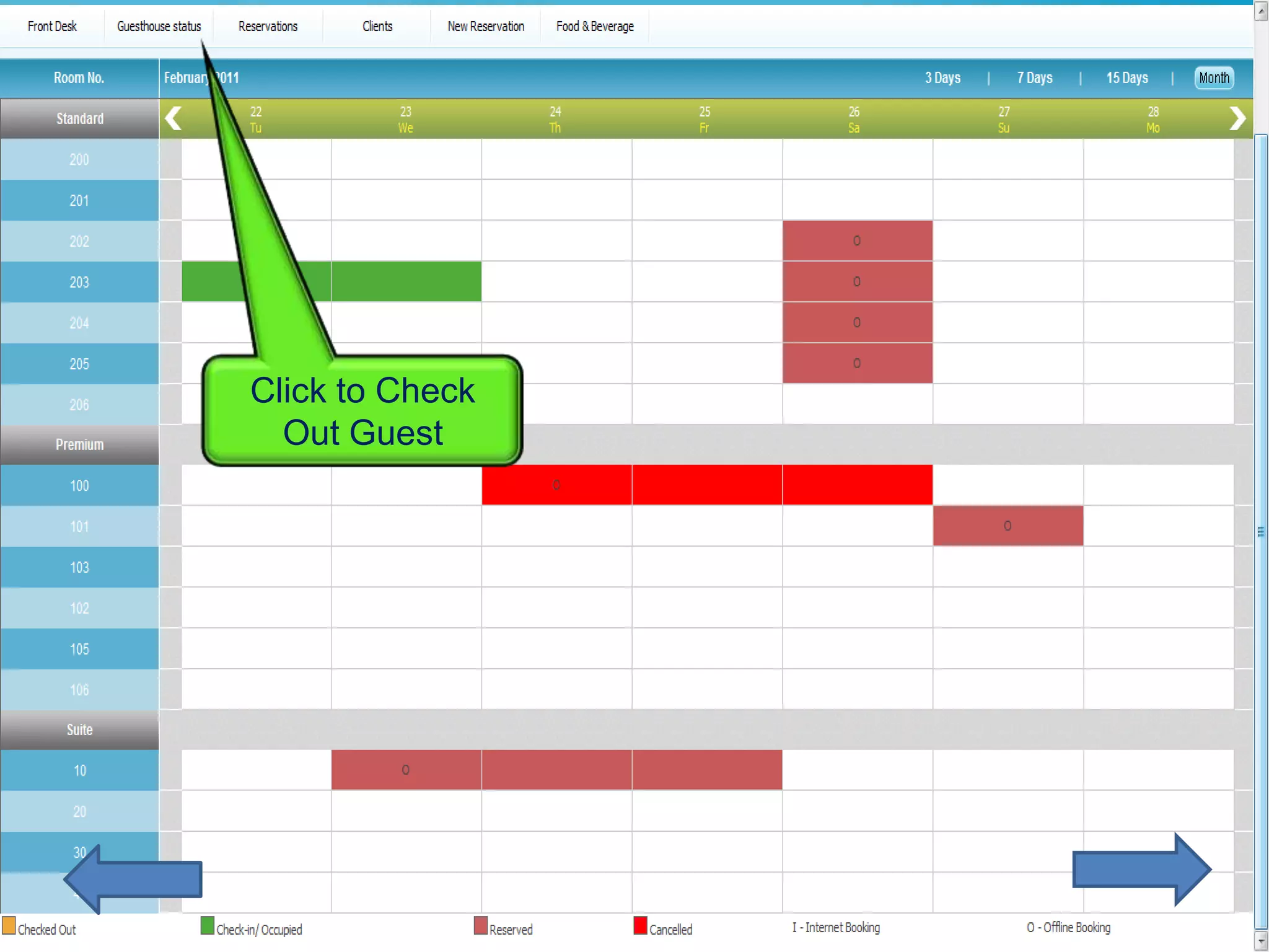 Click to Check
  Out Guest
 