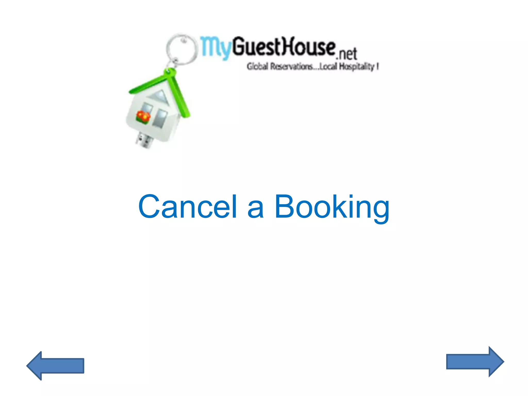 Cancel a Booking
 