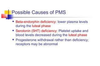 Premenstrual Syndrome | PPT