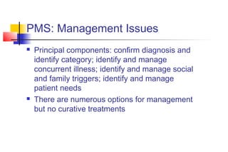 Premenstrual Syndrome | PPT