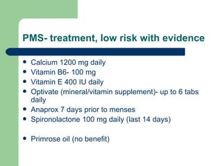 PMS and Sexual Dysfunction | PPT