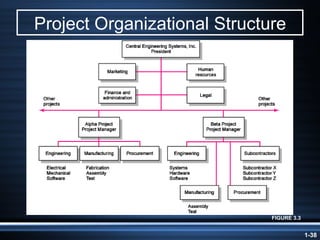 Project Organizational Structure FIGURE 3.3 