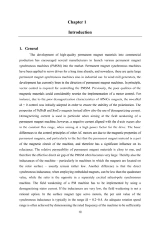 Permanent magnet Synchronous machines | PDF