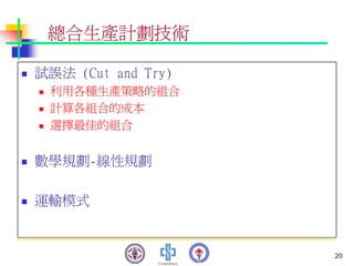 PMT-012-總合生產計劃