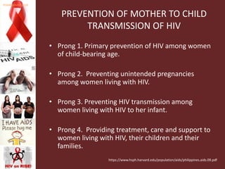 Prevention of Mother to Child Transmission of HIV 2018 | PPTX