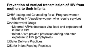 Prevention of Mother to child transmission - PMTCT.ppt