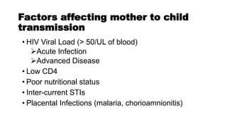 Prevention of Mother to child transmission - PMTCT.ppt