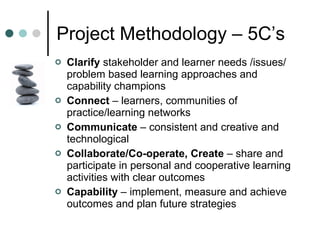 Project Management presentaion TQR VET_futures2010 | PPT