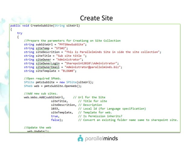 Sharepoint 2010 Object model topology | PPT
