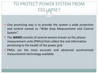 A overview on WAMS/PMU.