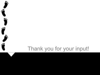 Thank you for your input!