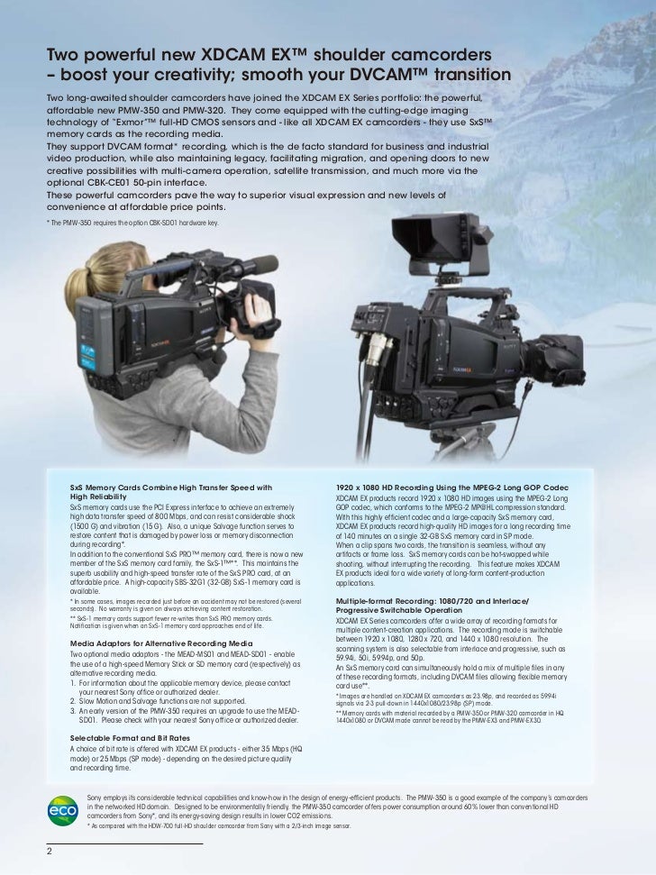 Sony Pmw 320k