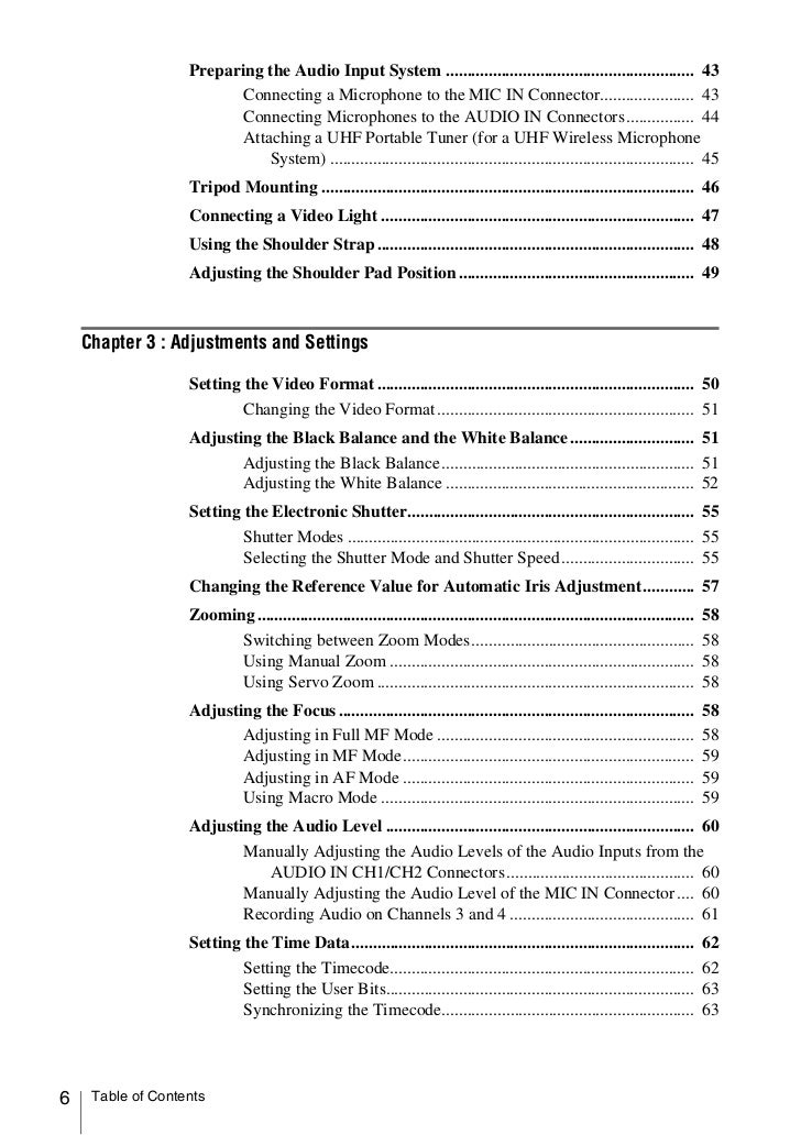 Sony PMW-350K Operation Manual