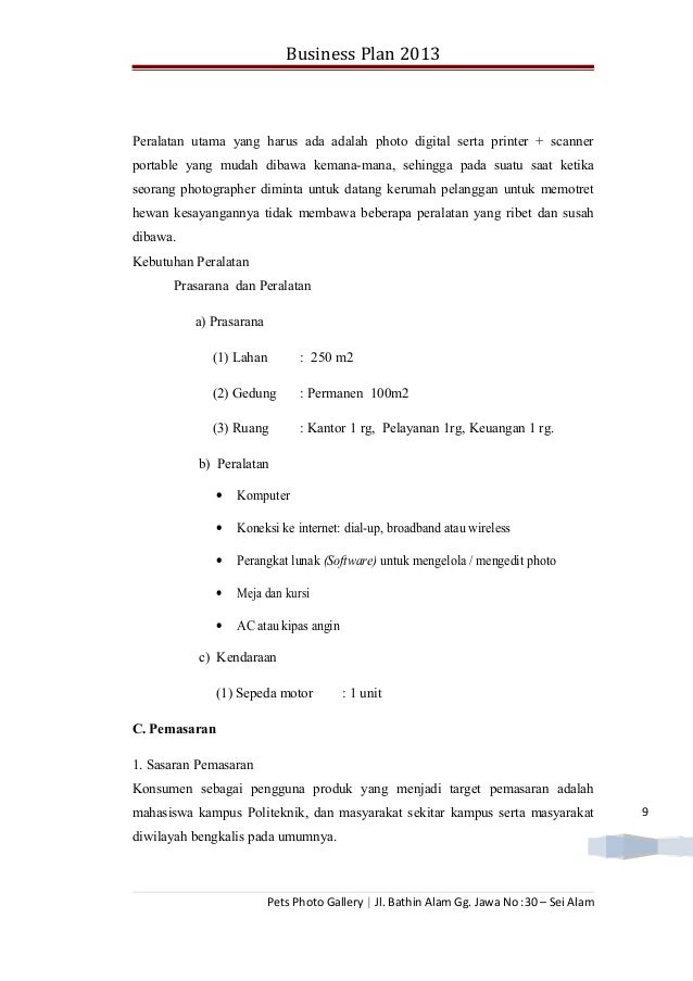 Pmw contoh proposalbisnislengkap