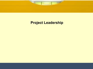 Project Leadership 