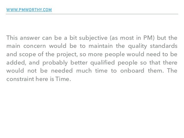 top project management interview questions and answers pm interview questions and answers