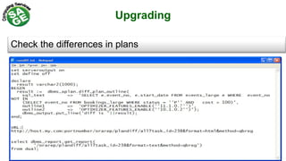 Check the differences in plans
Upgrading
 
