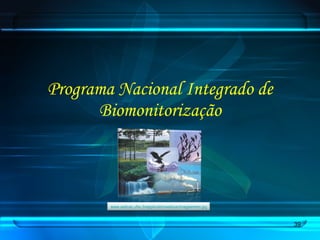 Programa Nacional Integrado de Biomonitorização www.seticac.ufsc.brapplicationwebcacimagesmeio.jpg   