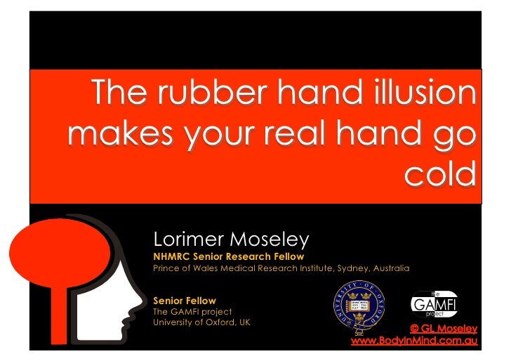 The Rubber Hand Illusion The Rubber Hand Illusion