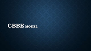 CBBE MODEL
 