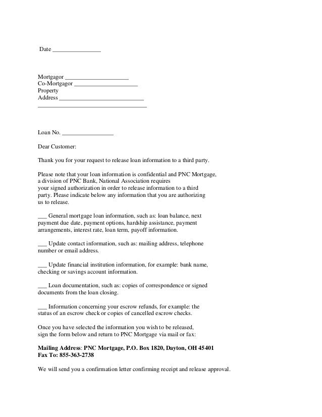 pnc third party authorization generic third party authorization form