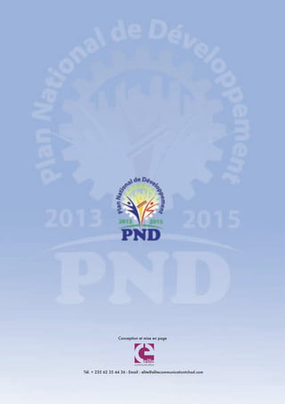 PLAN NATIONAL DE DEVELOPPEMENT  