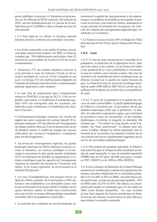 CHAPITRE II BBILAN DDIAGNOSTIC DDE LLA DDECENNIE  