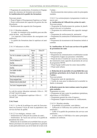 1.11.2 Sécurité alimentaire et nutrition 
1.11.2.1 Dans le domaine de la sécurité alimentaire et de 
la nutrition, la situation du Tchad est préoccupante. Elle 
se caractérise par de faibles disponibilités caloriques par 
personne et par jour. Selon L’Enquête de Sécurité Ali-mentaire 
et de Vulnérabilité Structurelle (EVST-2009), 
la prévalence de l’insuffisance énergétique telle que dé-finie 
par la FAO est de 31% au Tchad, ce qui signifie que 
1 personne sur 3 ne dispose pas du minimum d’énergie 
nécessaire pour être en bonne santé, et mener une acti-vité 
physique normale. Ce minimum d’énergie pour le 
Tchad a été évalué à 1.715 kcals par personne et par jour, 
et nécessite un budget de 238 FCFA. La moyenne na-tionale 
de consommation calorique est cependant de 
2.280 kcals par personne et par jour, requérant un bud-get 
de 320 FCFA. 
1.11.2.2 Cette prévalence de la malnutrition est beau-coup 
plus importante en milieu rural qu’en milieu ur-bain. 
En moyenne, plus de 35% des enfants en milieu 
rural, contre 23,6% en milieu urbain souffrent de mal-nutrition 
chronique globale; la prévalence de la malnu-trition 
aigüe globale est de 17 % en milieu rural et de 
10% en milieu urbain. La malnutrition qui résulte tant 
d’une alimentation inadéquate que d’un environnement 
 