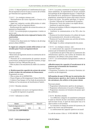 1.11.2.6 Au cours des dix dernières années, le Tchad a utilisé les revenus pétroliers 
pour financer plusieurs projets de développement dans le secteur rural,  