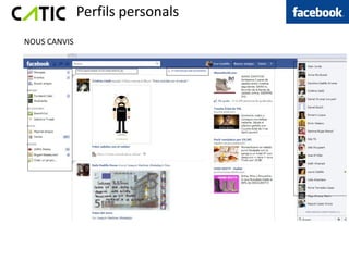 Perfils personals
NOUS CANVIS
 