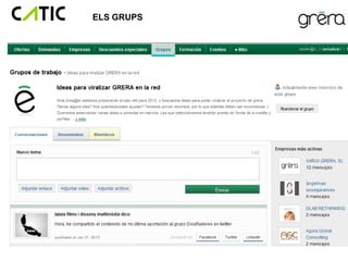 ELS GRUPS
 