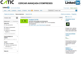 CERCAR AVANÇADA D’EMPRESES
 