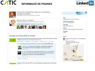 INFORMACIÓ DE PÀGINES
 