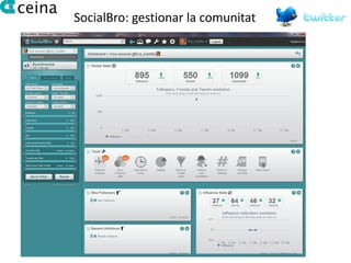 SocialBro: gestionar la comunitat
 