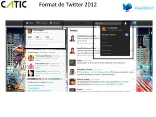 Format de Twitter 2012
 