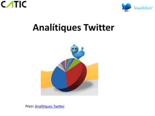 Analítiques Twitter




Prezi: Analítiques Twitter
 