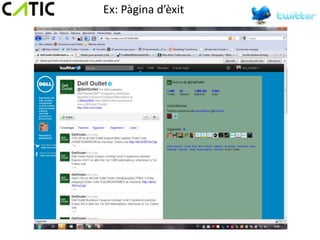 Ex: Pàgina d’èxit
 