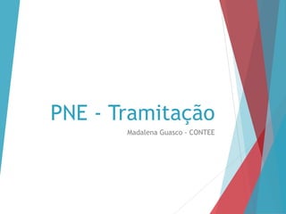 PNE - Tramitação
Madalena Guasco - CONTEE
 
