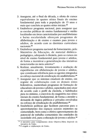 Plano Nacional de Educação 2001