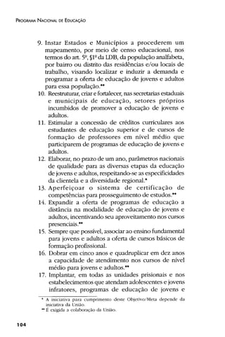 Plano Nacional de Educação 2001