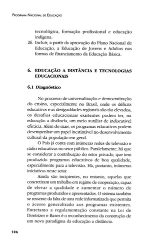 Plano Nacional de Educação 2001