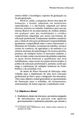 Plano Nacional de Educação 2001