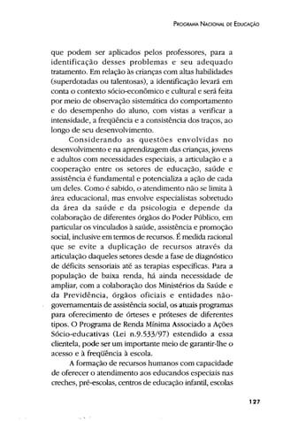 Plano Nacional de Educação 2001