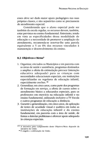 Plano Nacional de Educação 2001