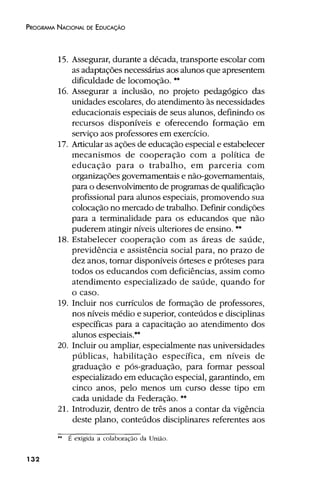 Plano Nacional de Educação 2001
