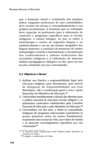 Plano Nacional de Educação 2001