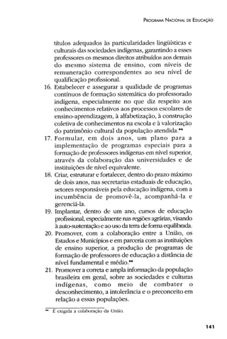 Plano Nacional de Educação 2001