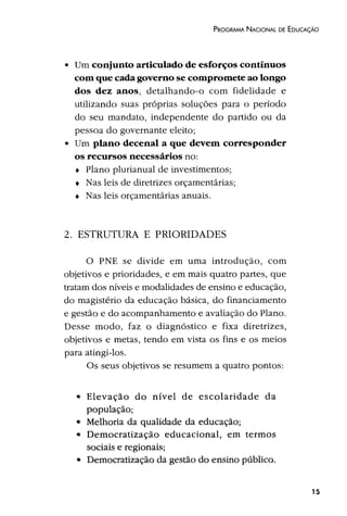 Plano Nacional de Educação 2001