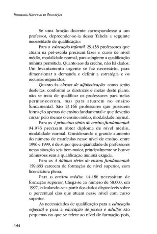 Plano Nacional de Educação 2001