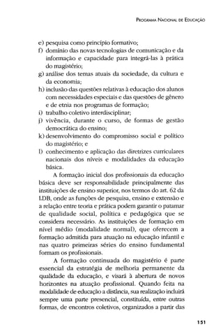 Plano Nacional de Educação 2001